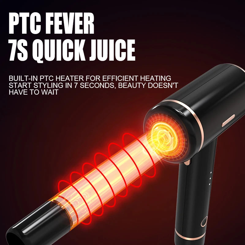 2-In-1 High-Speed Automatic Curling Iron