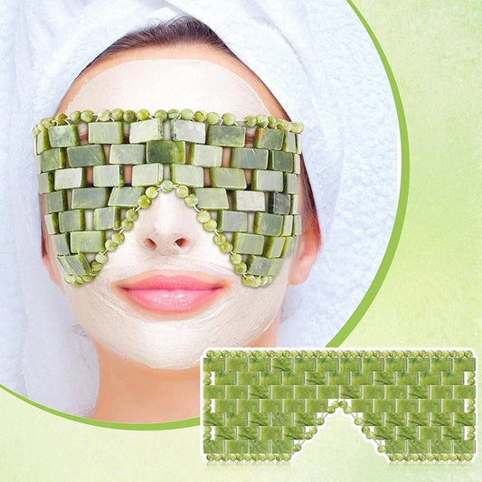 Natural Jade Face & Eye Mask Stone Therapy Tool