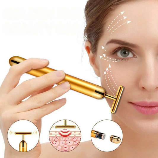 24K Gold Vibrating Facial Massager