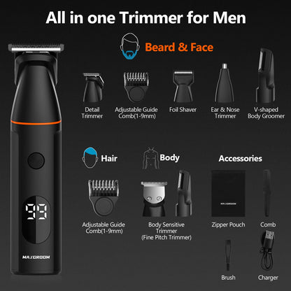 4-in-1 Men's Body Grooming Kit