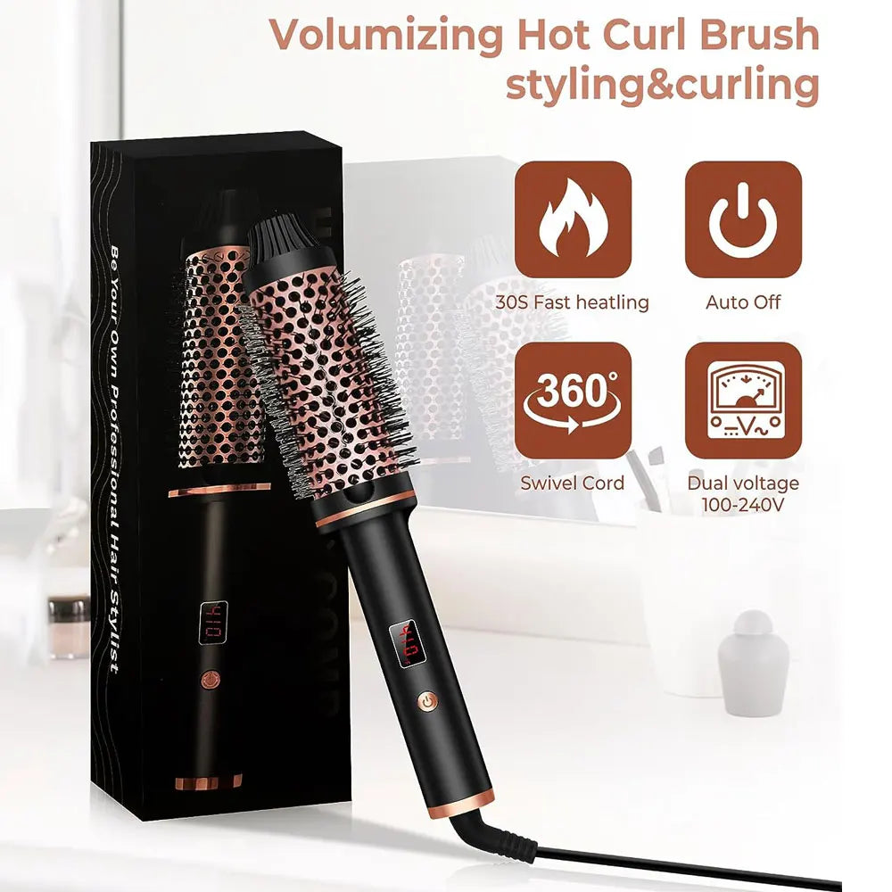 3-in-1 Heated Curling Brush