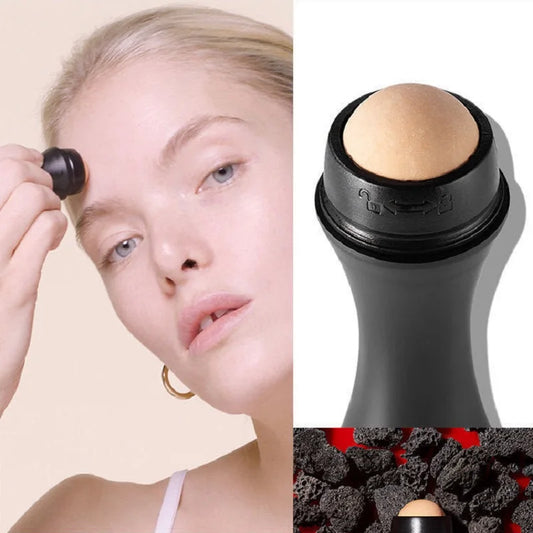 Natural Volcanic Stone Face Oil Absorbing Roller