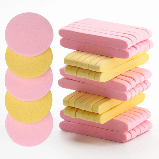 Compressed Facial Cleansing Sponges (60 Pcs)