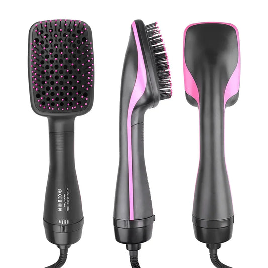 2-in-1 Hot Air Comb Hair Dryer Brush