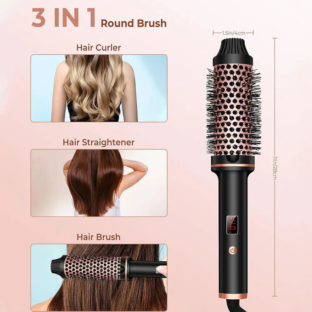 3-in-1 Heated Curling Brush