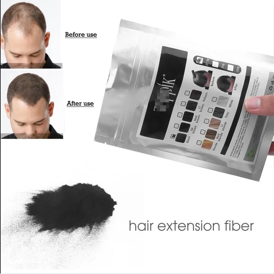 Hair Regrowth Fiber & Keratin Powder Set for Men