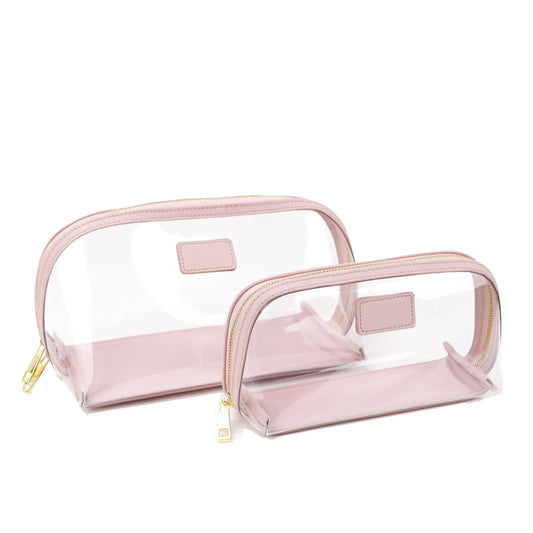 Genuine Leather Cosmetic Bag Set