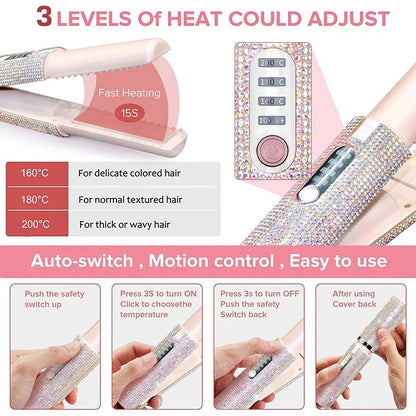 2-in-1 Wireless Hair Styler