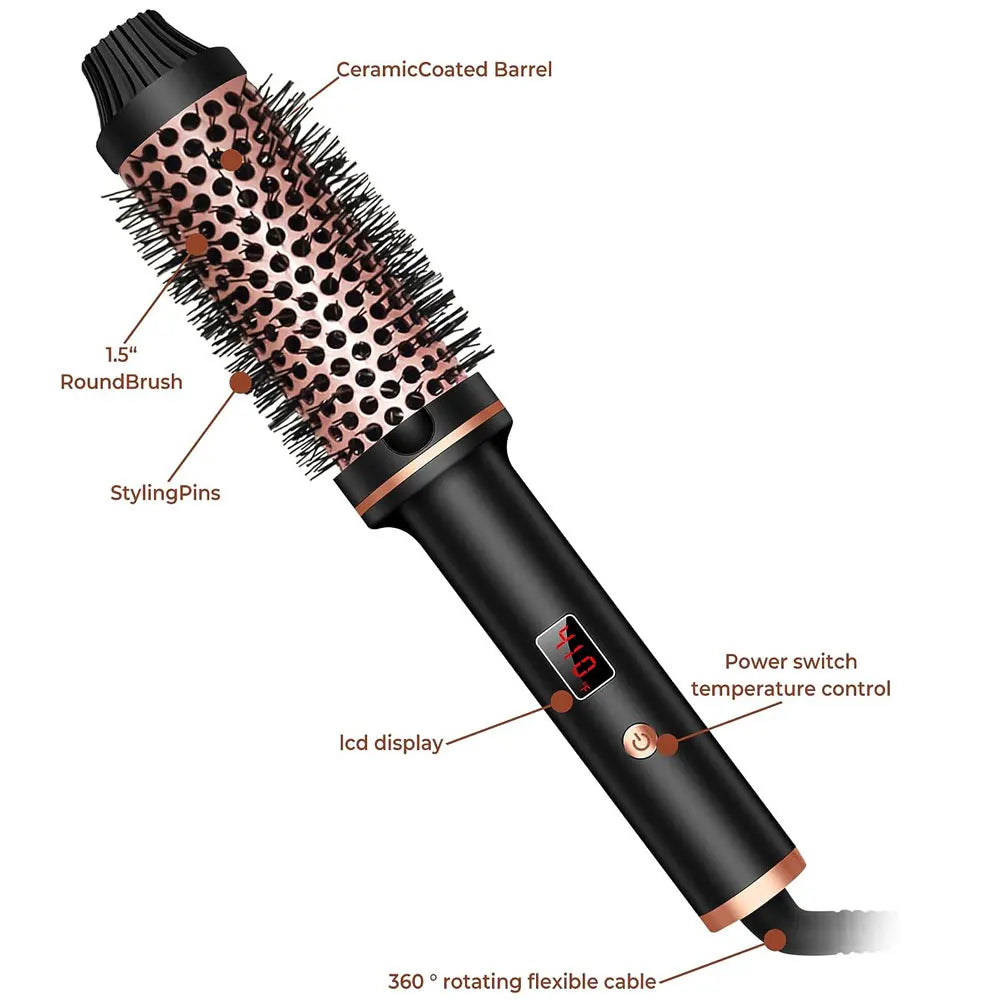 3-in-1 Heated Curling Brush